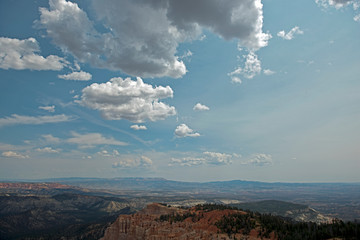 Clouds over Bryce Canyon