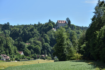 castle Rabeneck on the hill