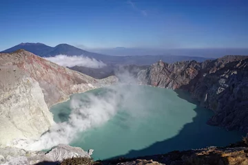 Foto op Canvas The sulfuric lake of Kawah Ijen vulcano in East Java, Indonesia © JEROME LABOUYRIE