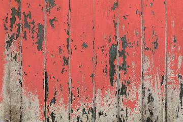 Vintage wood background - weathered wooden painted planks