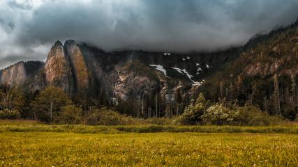 landscape in the mountains