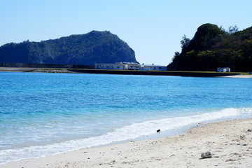 小笠原の砂浜
