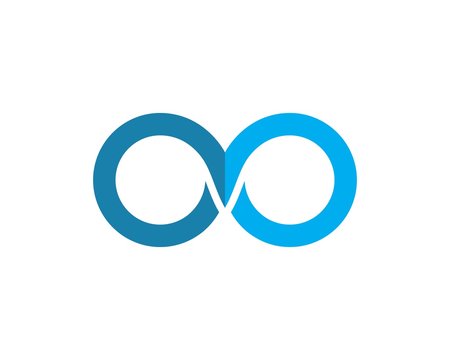 Infinity logo Vector icon