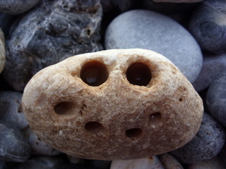 Stone smile