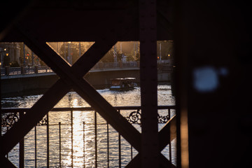 Obraz premium cross on the window