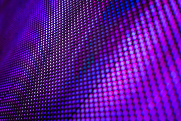 CloseUp LED blurred screen. LED soft focus background. abstract background ideal for design.