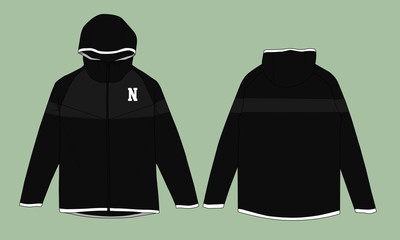 windbreaker jacket design vector template © Ronillo