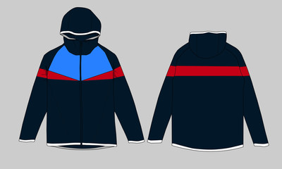 windbreaker jacket design vector template © Ronillo