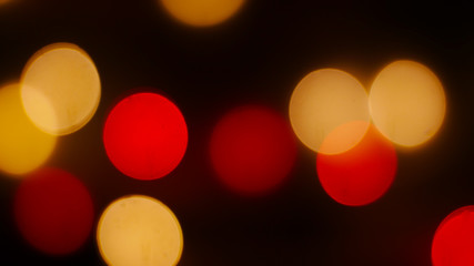 Colorful of bokeh light defocused.