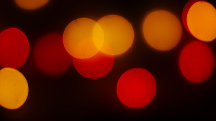 Colorful of bokeh light defocused.