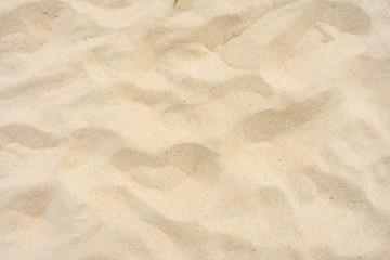 Fototapeta na wymiar Beautiful beach sand texture full frame shot of background.