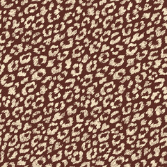 For an illustration seamless in a beautiful leopard pattern,