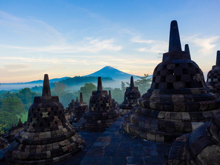 Borobudur, or Barabudur is the world's largest Buddhist temple.Locate at Magelang, Central Java.followed by the monument's listing as a UNESCO World Heritage Site.