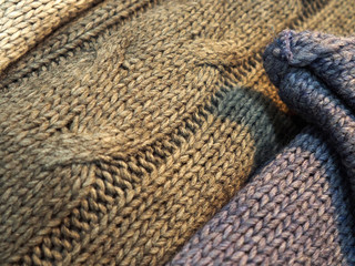 Warm knitted wool winter sweater jumper pullover