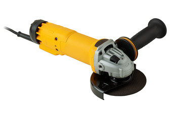 angle grinder isolated on white background
