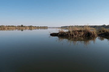Tranquil Okavango River Landscape, Namibia