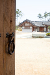 Korean traditional door.