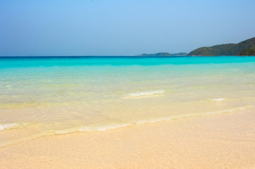 tropical beach and sea