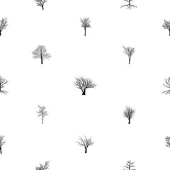 tree seamless pattern background icon.