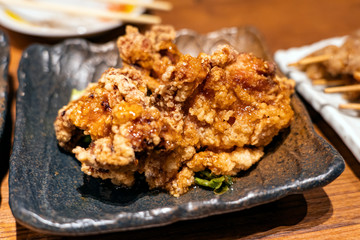Deep Fried Chicken Skin.