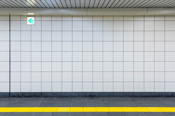 Closeup View of a Regular Public Corridor.