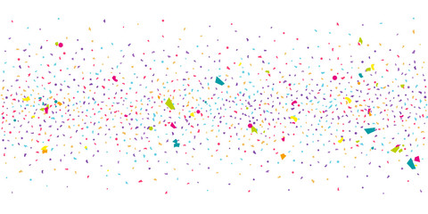 Abstract flying confetti.