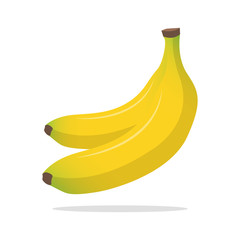 Set Banana Fruit Illustration Fresh Banana Vector