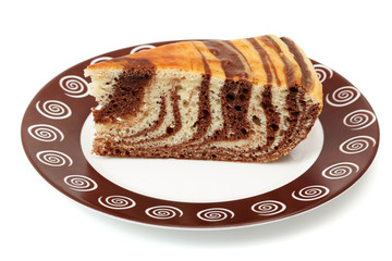 cake isolated on white background