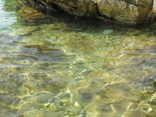 stones in the water