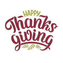 Thanksgiving calligraphy