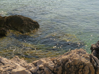 rocks in the sea