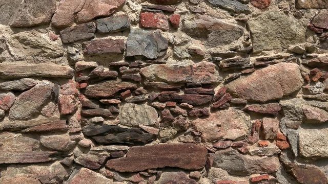 Old castle stone wall.Texture of a stone wall