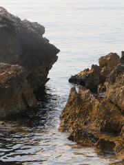 rocks in the sea