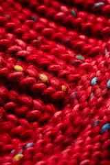 Close-up texture of the yarn.