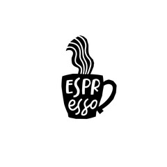 Coffee Espresso shirt quote lettering