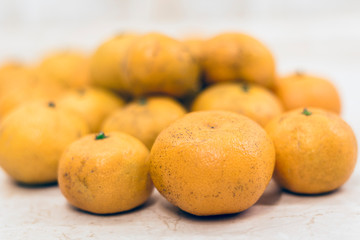 mandarin orange citrus concept