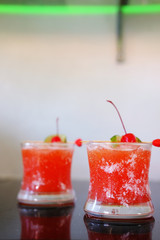 Fruit punch mocktail