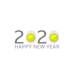 2020 Happy New Year eggs icon