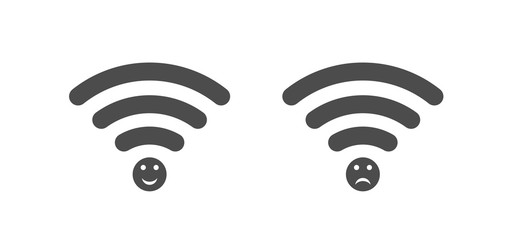 Wi fi vector icons