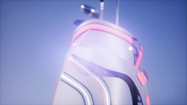 4K Super slow motion Golf putter in a golf bag