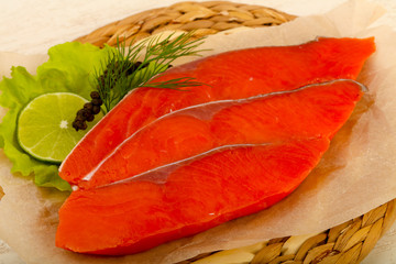 Salted salmon