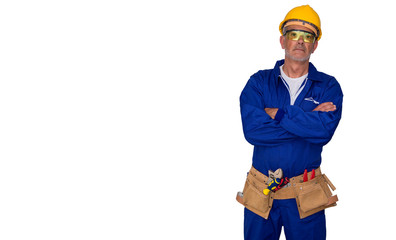 builder with tool belt, renovations, repairs and DIY