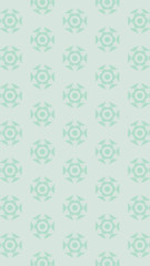 Ornate geometric pattern and two-tone abstract background