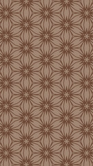 Ornate geometric pattern and two-tone abstract background