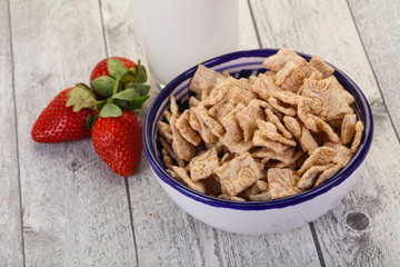 Wheat flakes for breakfast