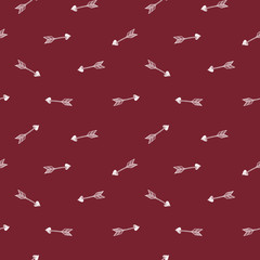 Love seamless pattern. Texture with white handwritten words. Valentines day background. Cute abstract romantic background. Repeat design for decor, prints