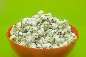 popcorn in bowl