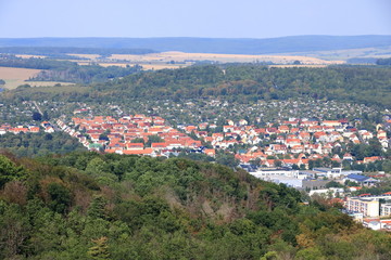 Obraz premium View over Eisenach, Thuringia, Germany