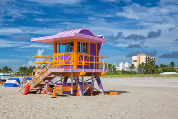 maimi beach torrette spiaggia - 289811487