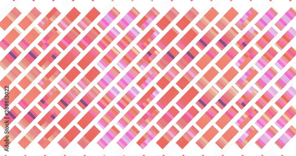 Aufkleber colorful pixel glitches abstract animation. pixel multicolor stripe moving on background. blocks of 